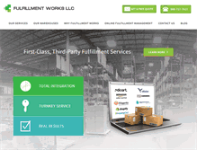 Tablet Screenshot of fulfillmentworks.com